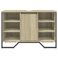 Armoire lavabo de salle de bain chêne sonoma 91x35x60 cm