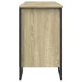 Armoire lavabo de salle de bain chêne sonoma 91x35x60 cm