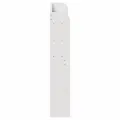 Tête de lit avec étagères blanc 75 cm bois massif de pin