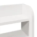 Tête de lit avec étagères blanc 75 cm bois massif de pin