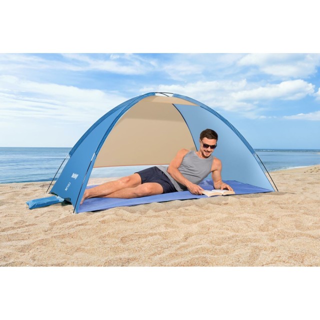 Bestway Polyester Fiberglass Tent UPF 80+ 200x120x95 cm Camping en Str