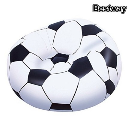 Bestway Fauteuil Géant Football 114x112x66 cm +6 Ans Intérieur et Ja