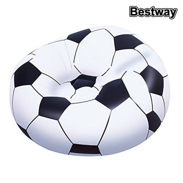 Bestway Poltrona Gigante Calcio 114x112x66 cm +6 Anni Interno e Giardi