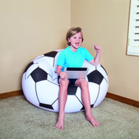 Bestway Sillon Gigante Futbol 114x112x66 cm +6 Años Interior y Jardin