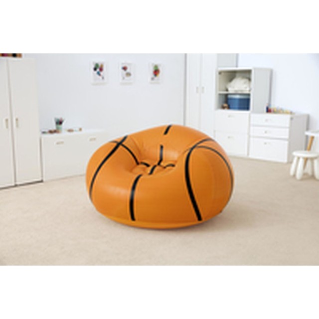 Bestway Poltrona Gonfiabile Gigante Basket 114x112x66 cm +6 Anni Inter