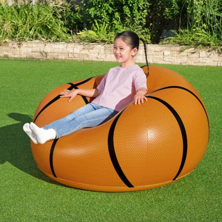 Inflatable Armchair Bestway Orange 114 x 112 x 66 cm 112 x 114 x 66 cm