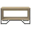 Table basse chêne sonoma 75x51x40 cm bois d'ingénierie