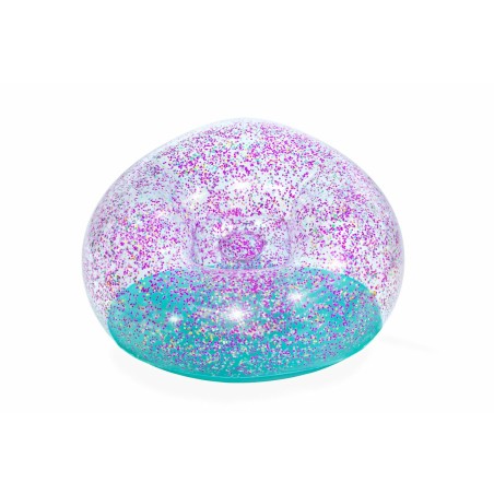 Bestway Gigante Sedia Gonfiabile Glitterata 114x112x66 cm +6 Anni Inte