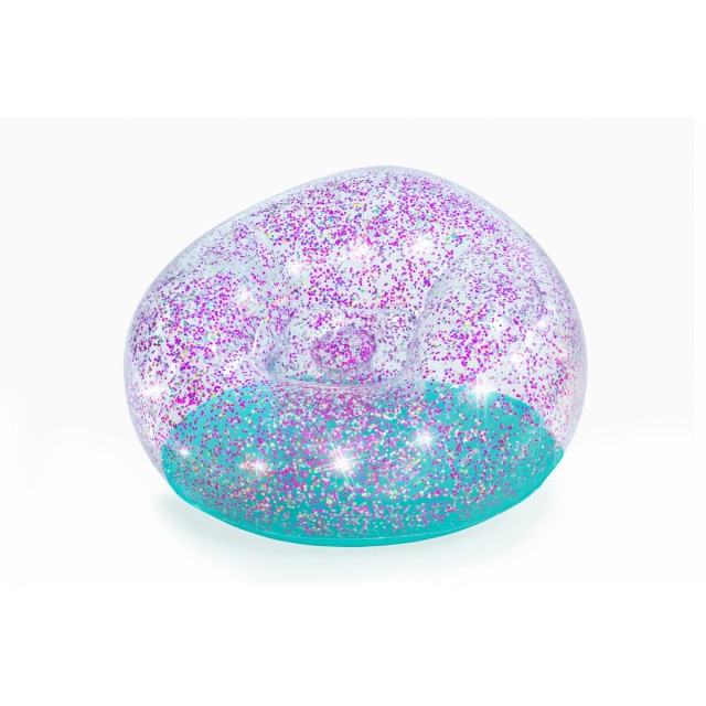 Bestway Opblaasbare Glitter Gigantische Fauteuil 114x112x66 cm +6 Jaar