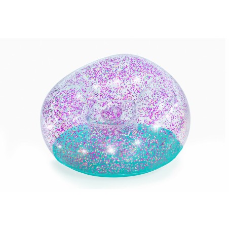Bestway Gigante Sedia Gonfiabile Glitterata 114x112x66 cm +6 Anni Inte