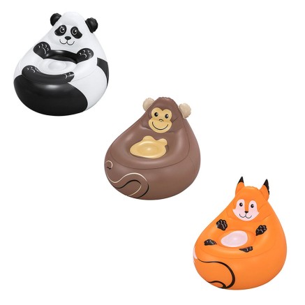 Bestway Aufblasbarer Riesensessel Tiere 72x72x64 cm +3 Jahre Innen- un