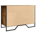 Armoire à chaussures chêne fumé 90x38x61,5 cm bois d'ingénierie