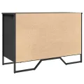 Armoire à chaussures noir 90x38x61,5 cm bois d'ingénierie