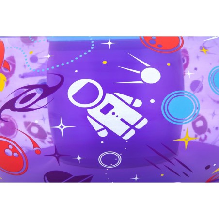 Bestway aufblasbarer Sessel mit LED-Leuchten Weltraum 72x72x64 cm +3 J