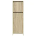 Ensemble de meubles de salle de bain 3 pcs chêne sonoma