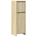 Ensemble de meubles de salle de bain 3 pcs chêne sonoma