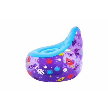 Bestway Fauteuil Gonflable avec Lumières Led Spatiales 72x72x64 cm +3