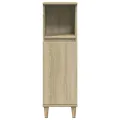 Ensemble de meubles de salle de bain 3 pcs chêne sonoma