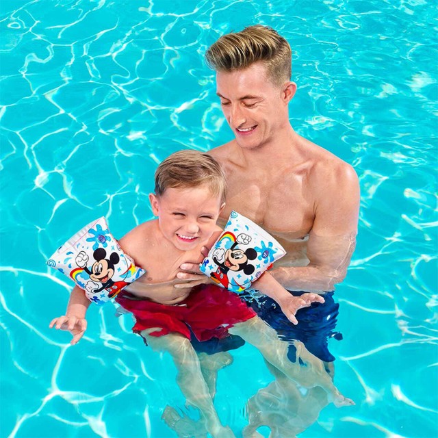 Bestway Manguitos Hinchables Disney Mickey & Friends 23x15 cm +3 a 6 A