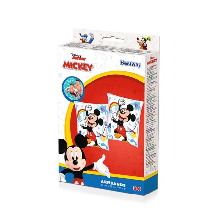 Bestway Manguitos Hinchables Disney Mickey & Friends 23x15 cm +3 a 6 A