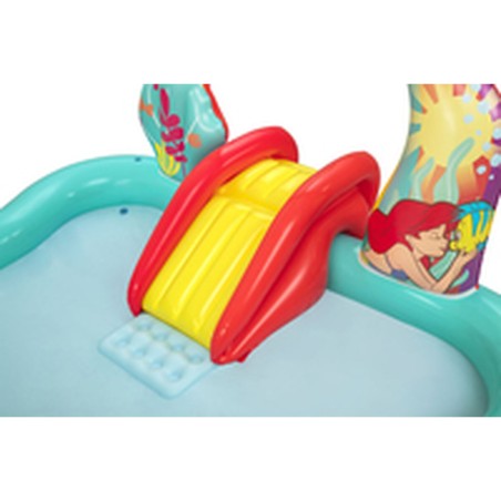 Bestway Piscina Hinchable Parque Juegos Disney Sirenita 221x193x117 cm