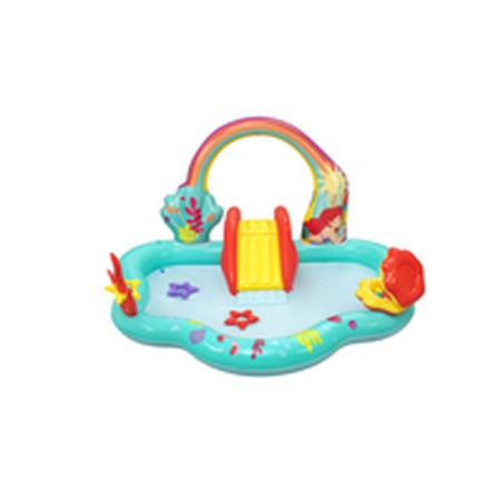 Bestway Piscina Hinchable Parque Juegos Disney Sirenita 221x193x117 cm