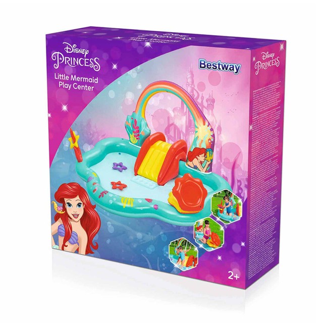 Bestway Opblaasbaar Zwembad Speelpark Disney Zeemeermin 221x193x117 cm