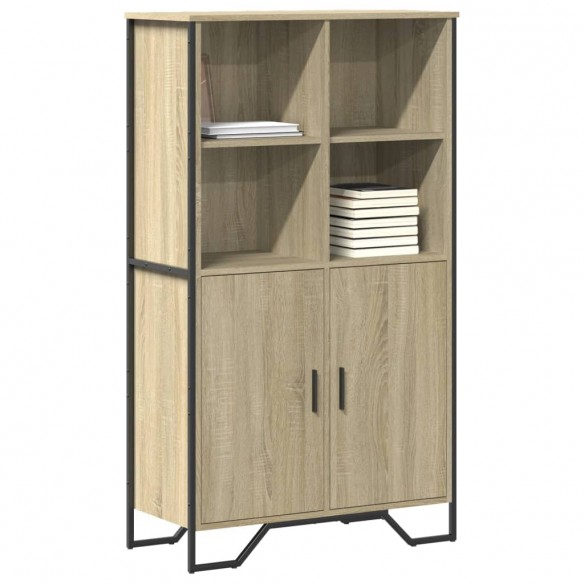 Buffet haut chêne sonoma 79,5x35,5x137,5 cm bois d'ingénierie