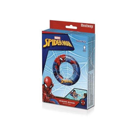Bestway Bouée Gonflable Marvel Spiderman D56 cm +3 à 6 Ans Plage et