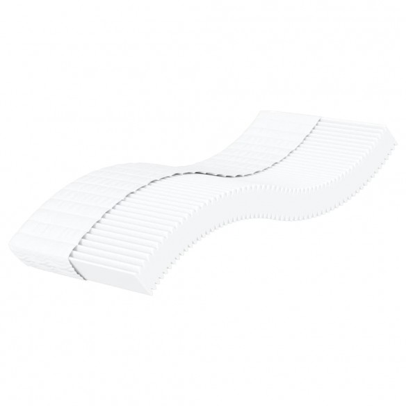 Matelas en mousse blanc 90x220 cm dureté H2 H3