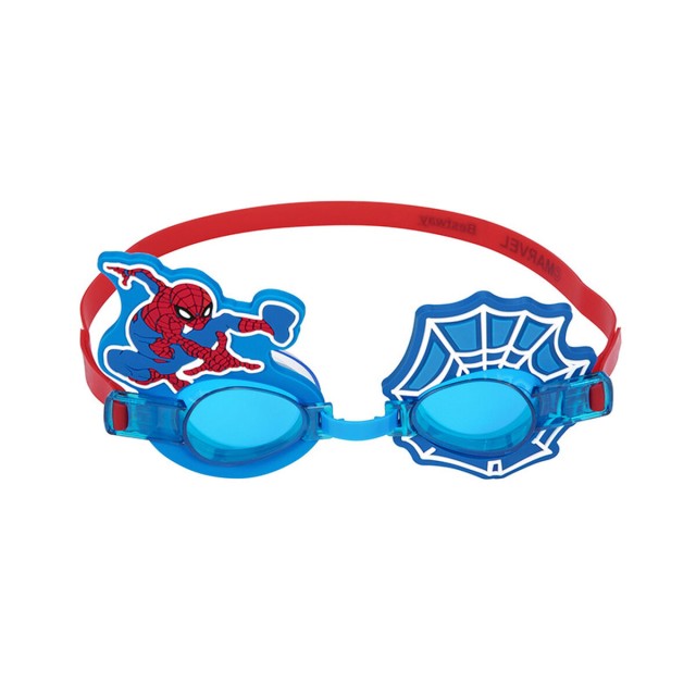 Bestway Spiderman Schwimmbrille für Kinder mit Silikonband +3 Jahre S