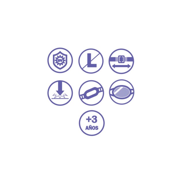 Bestway Spiderman Schwimmbrille für Kinder mit Silikonband +3 Jahre S