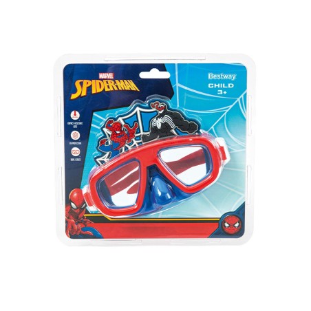 Bestway Spiderman Siliconen Band Kindermasker +3 Jaar Strand en Zwemba