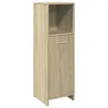 Ensemble de meubles de salle de bain 3 pcs chêne sonoma