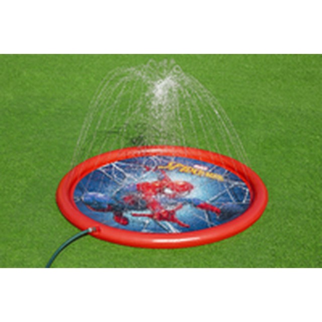 Bestway Piscine Gonflable avec Arroseur Spiderman D165 cm +2 Ans Jardi