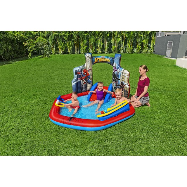 Children's pool Bestway Spiderman 211 x 206 x 127 cm Playground