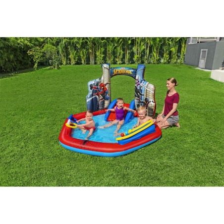 Bestway Piscina Hinchable Parque de Juegos Spiderman 211x206x127 cm +2