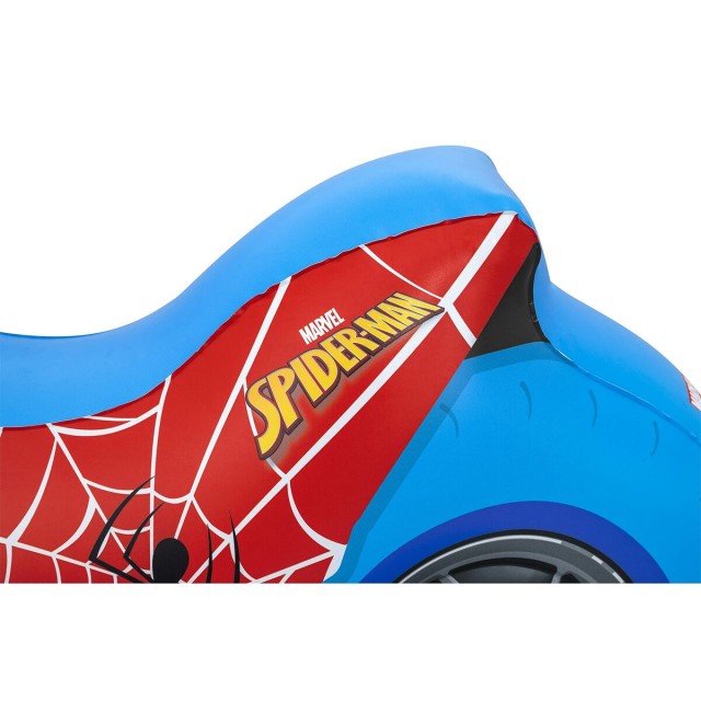 Bestway Figurine Gonflable Moto Spiderman 170x84 cm +3 Ans Plage et Pi