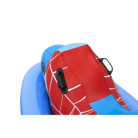 Bestway Figurine Gonflable Moto Spiderman 170x84 cm +3 Ans Plage et Pi