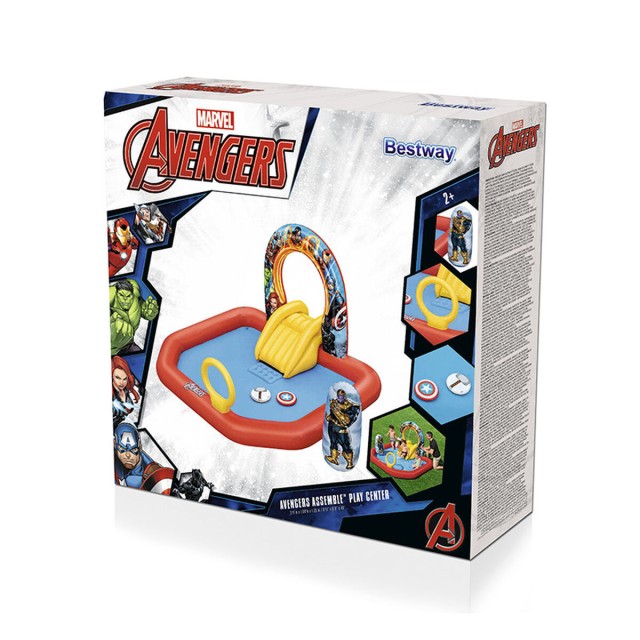 Piscina Infantil Bestway The Avengers Multicolor +2 Años PVC Plástic