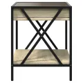 Table de chevet avec LED infini chêne sonoma 40x40x49 cm