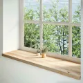 Appuis de fenêtre 2 pcs non traité 140x40x2cm bois chêne massif