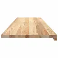 Appuis de fenêtre 2 pcs non traité 140x40x2cm bois chêne massif