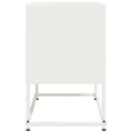 Meuble TV blanc 68x39x60,5 cm acier