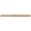 Appuis de fenêtre 2 pcs non traité 90x15x2 cm bois chêne massif