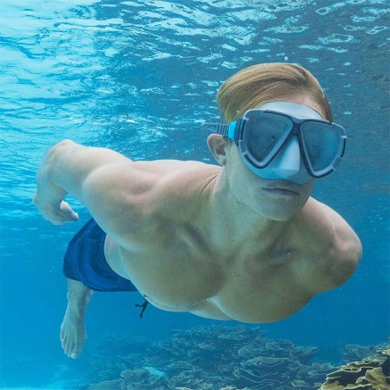 Bestway Masque de Plongée Enfant Sangle Anatomique Couleur Aléatoire 2