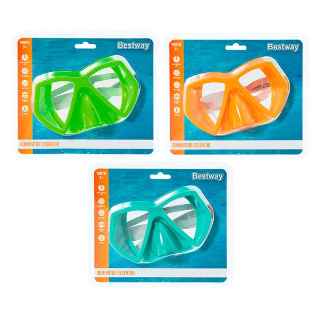 Bestway Tauchmaske für Erwachsene Anatomisches Band Farbauswahl +14 J