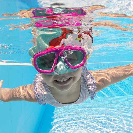 Bestway Duikmasker Junior Anatomische Band Assorti Kleur +7 Jaar Stran