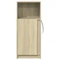 Buffet avec LED chêne sonoma 42,5x34x100 cm bois d'ingénierie