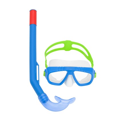 Snorkel Goggles and Tube for Children Bestway Blue Turquoise